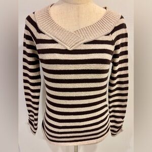 Vintage OP Brown & Tan Women’s Sweater Size Medium